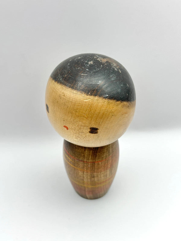 K15019 - Sosaku Kokeshi By Sanpei Yamanaka 山中三平