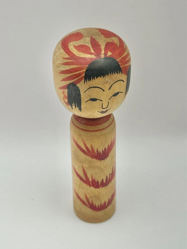 Kokeshi traditionnel Hijiori par Okuyama Koji