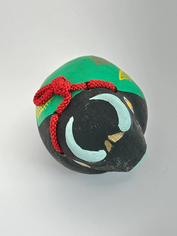 CB017 - Clay bell ornament Dorei Cow