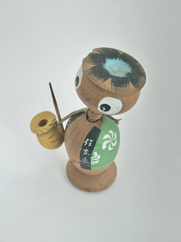 Jouet folklorique japonais vintage – Poupée de pêche Kappa
