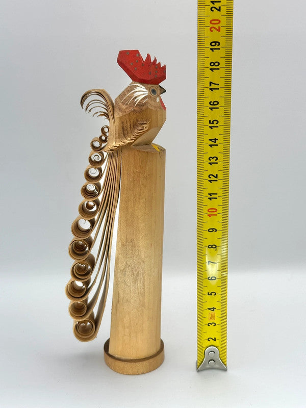 FT12 - vintage folk toy chicken Sasano Ittobori