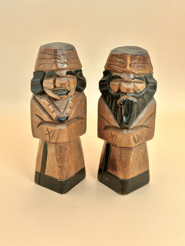 K10143 - Paire de poupées Sosaku – Ensemble couple Aïnou