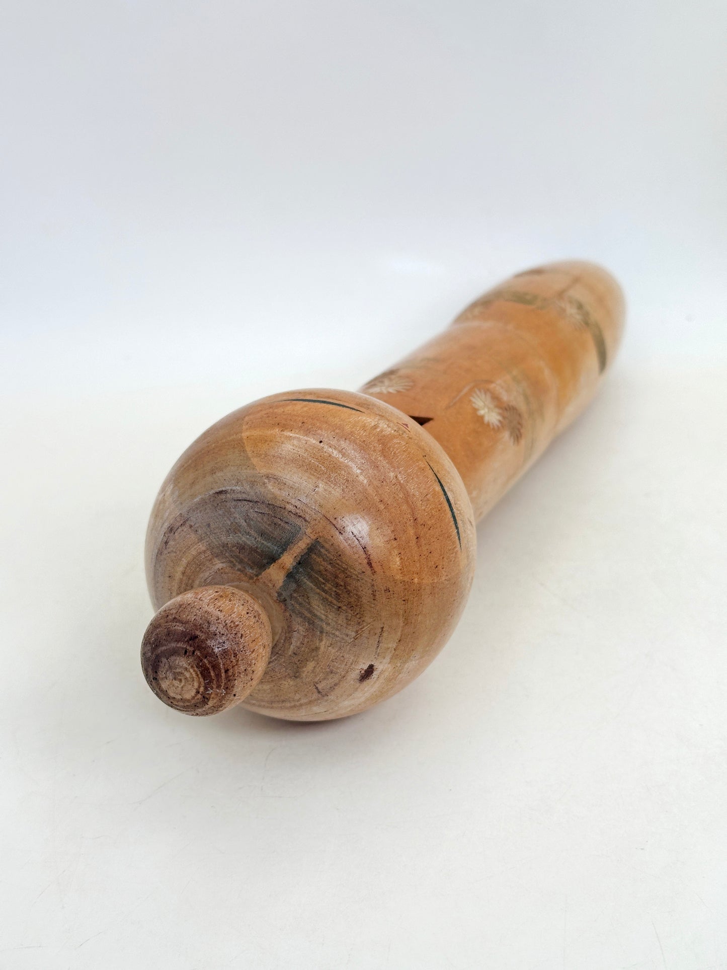 K25176 - Sōsaku Kokeshi by Kishi Sadao 岸貞男