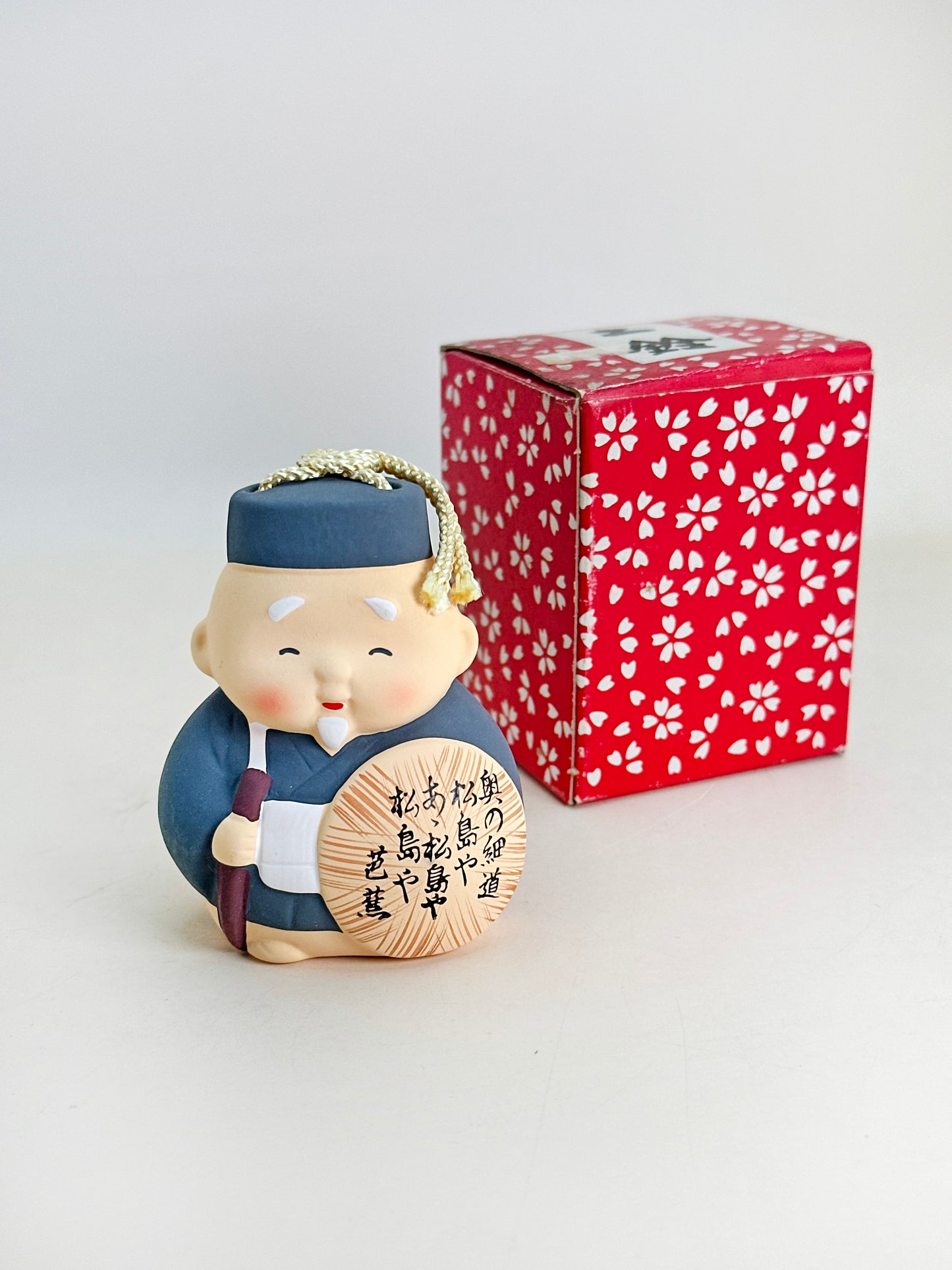 CB181 - Dorei Clay Bell - Matsuo Bashō 松尾芭蕉