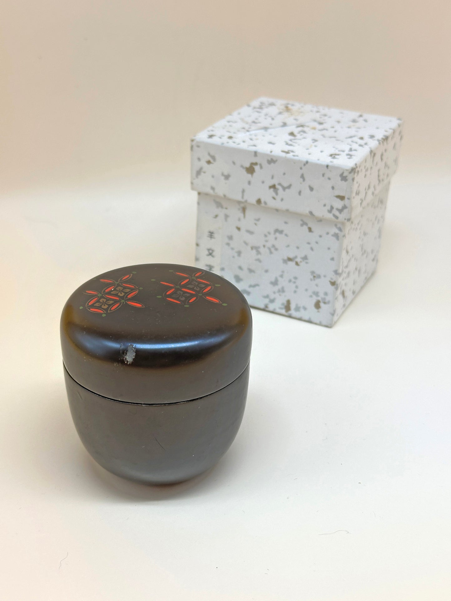 TC06 - Vintage Japanese Lacquerware Tea Caddy 茶入