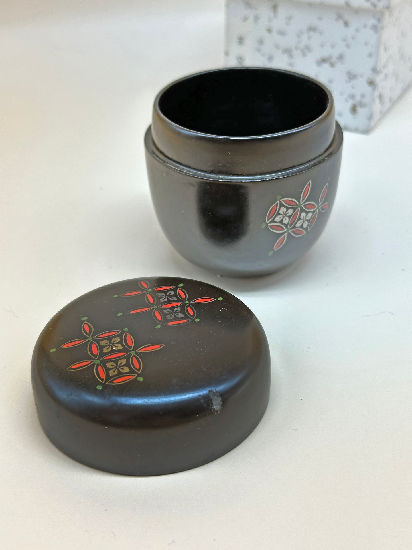 TC06 - Vintage Japanese Lacquerware Tea Caddy 茶入