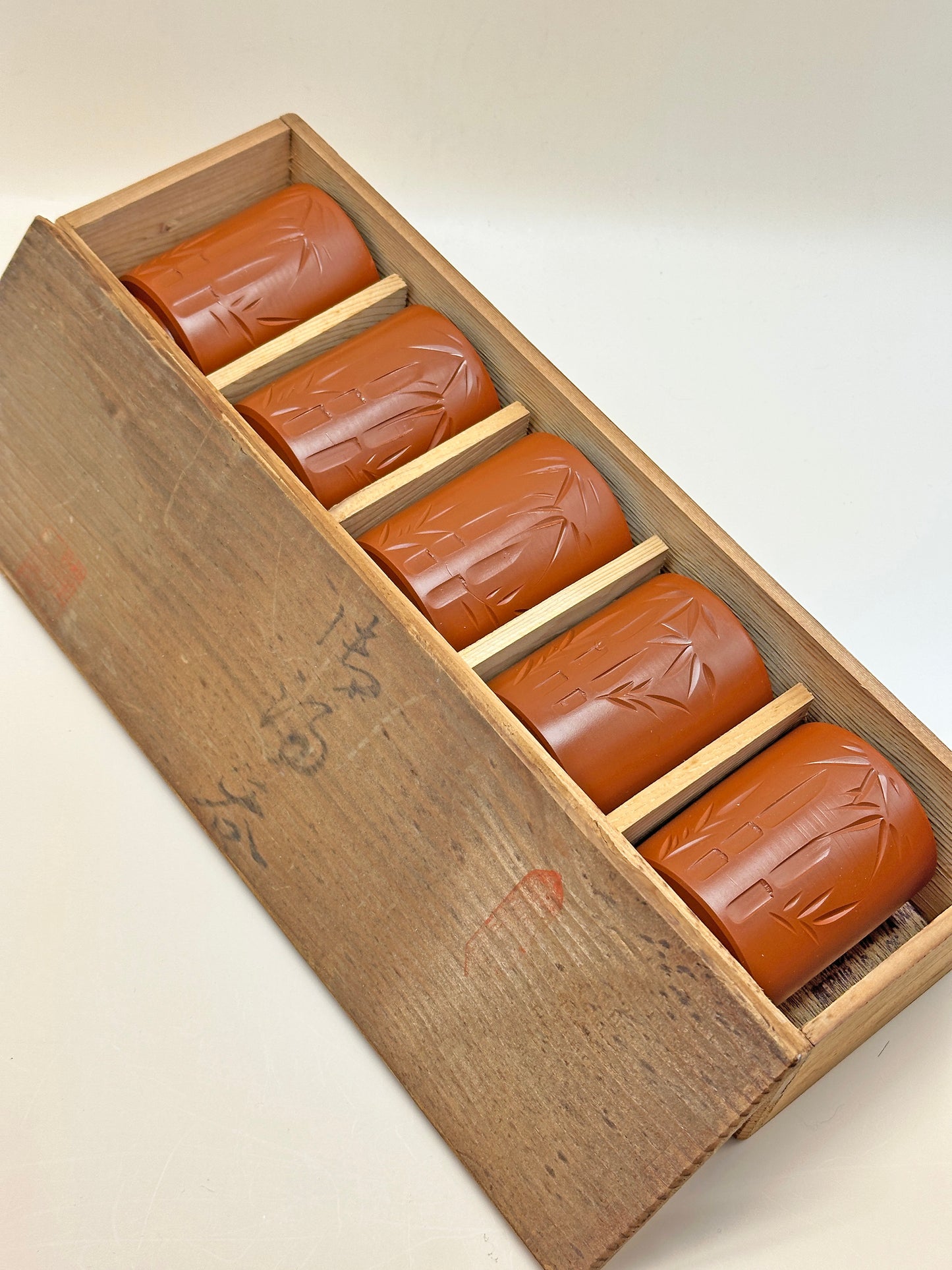 TB44 - Set of Teacup Tokoname-yaki 常滑焼