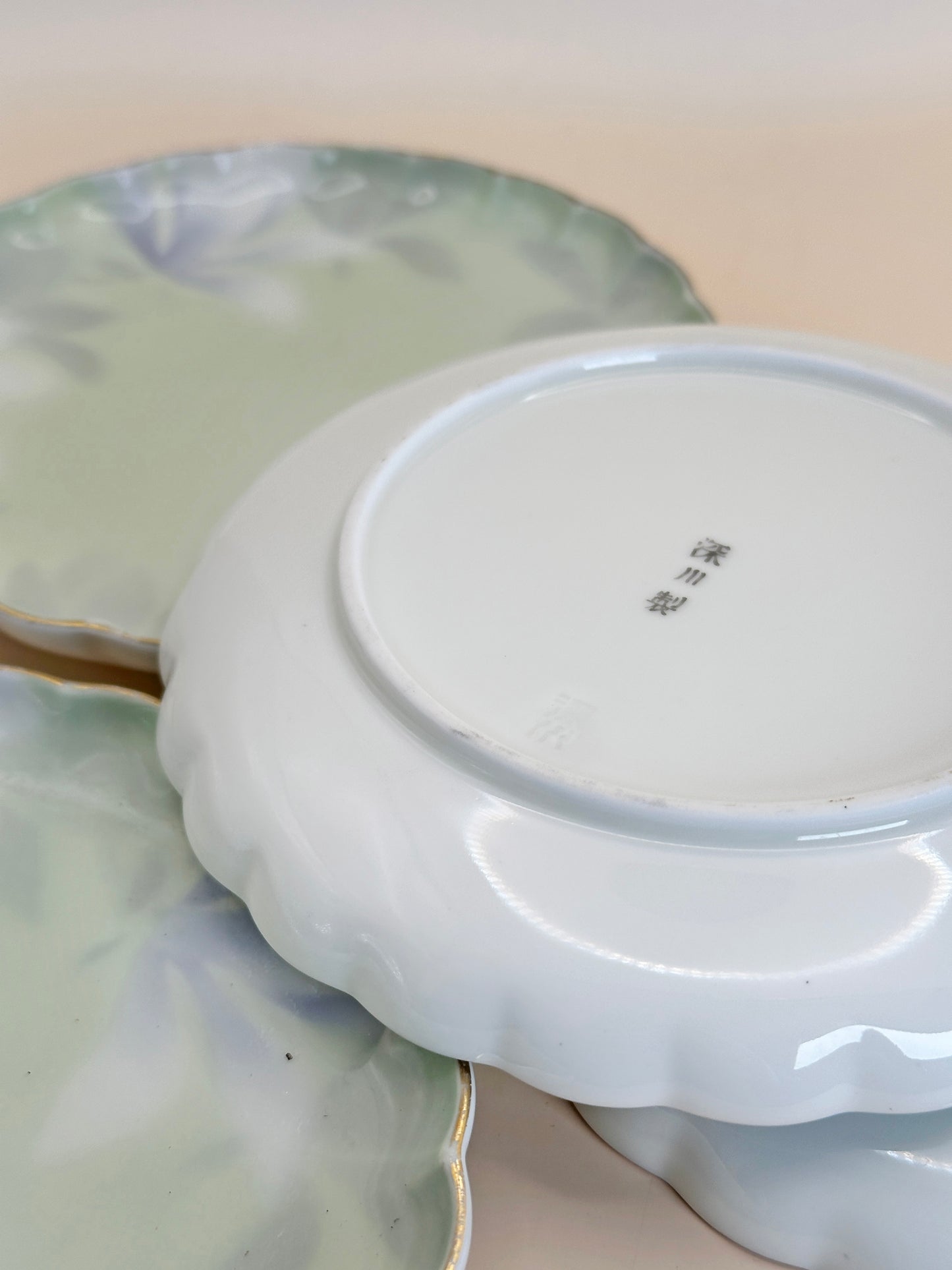 TB66 - Small Porcelain Dishes by Fukagawa Seiji 深川製磁