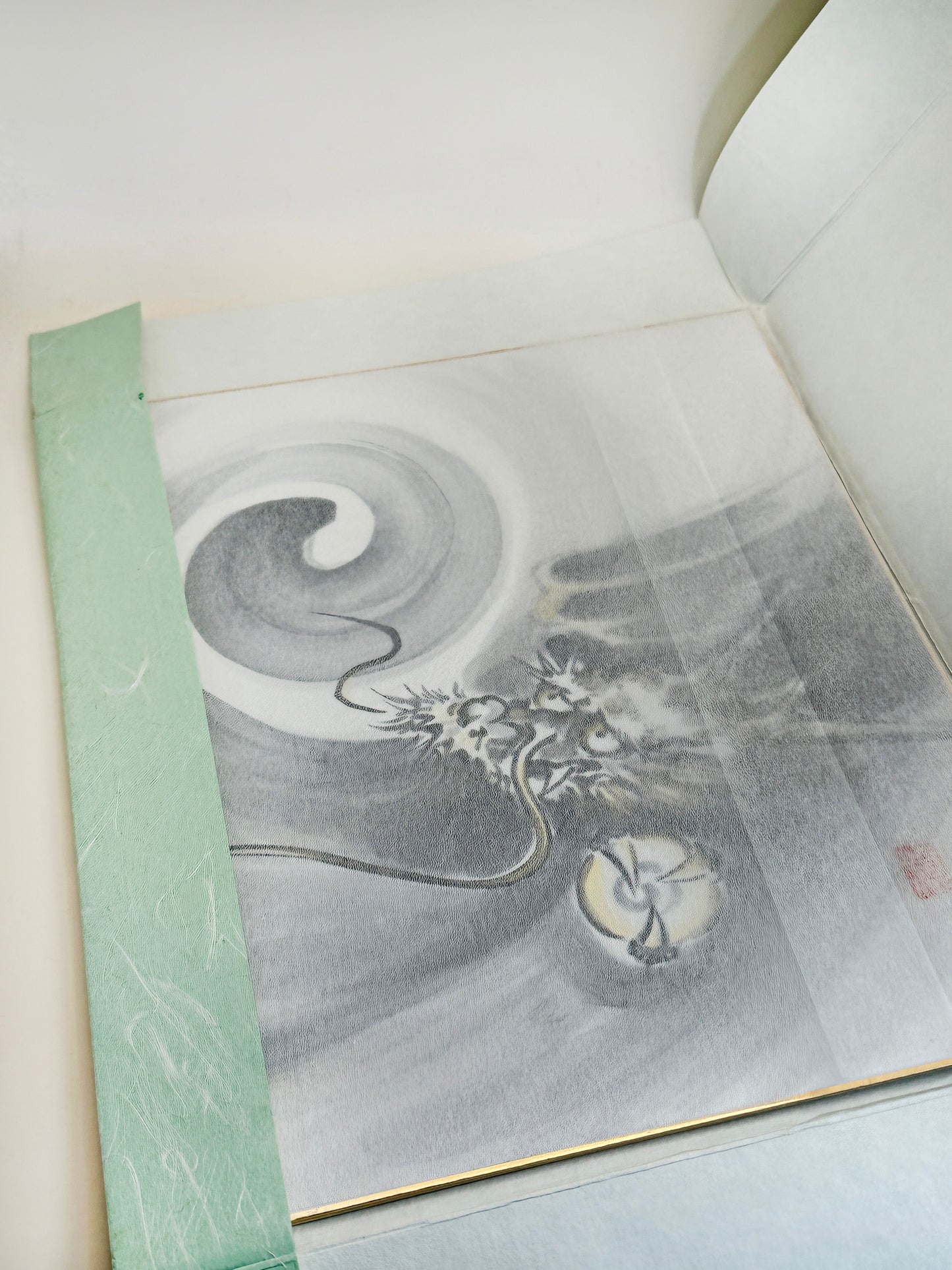 SHP97 - Shikishi artwork of Rising Dragon 昇龍