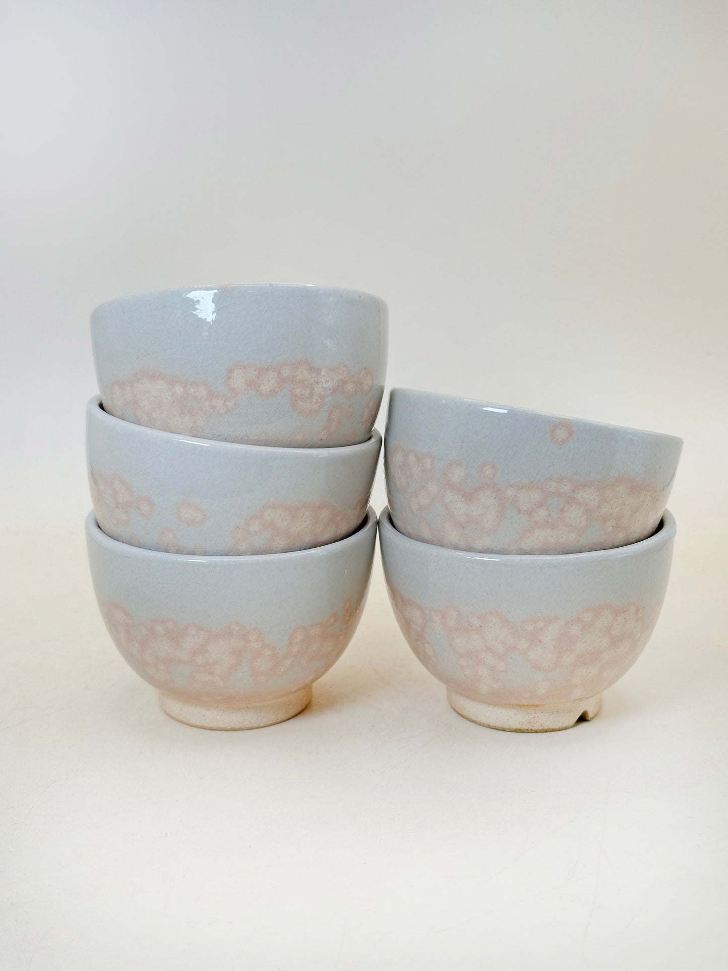 TB244 - Juego de tazas de té Hagi-yaki de Tenpōzan 萩焼