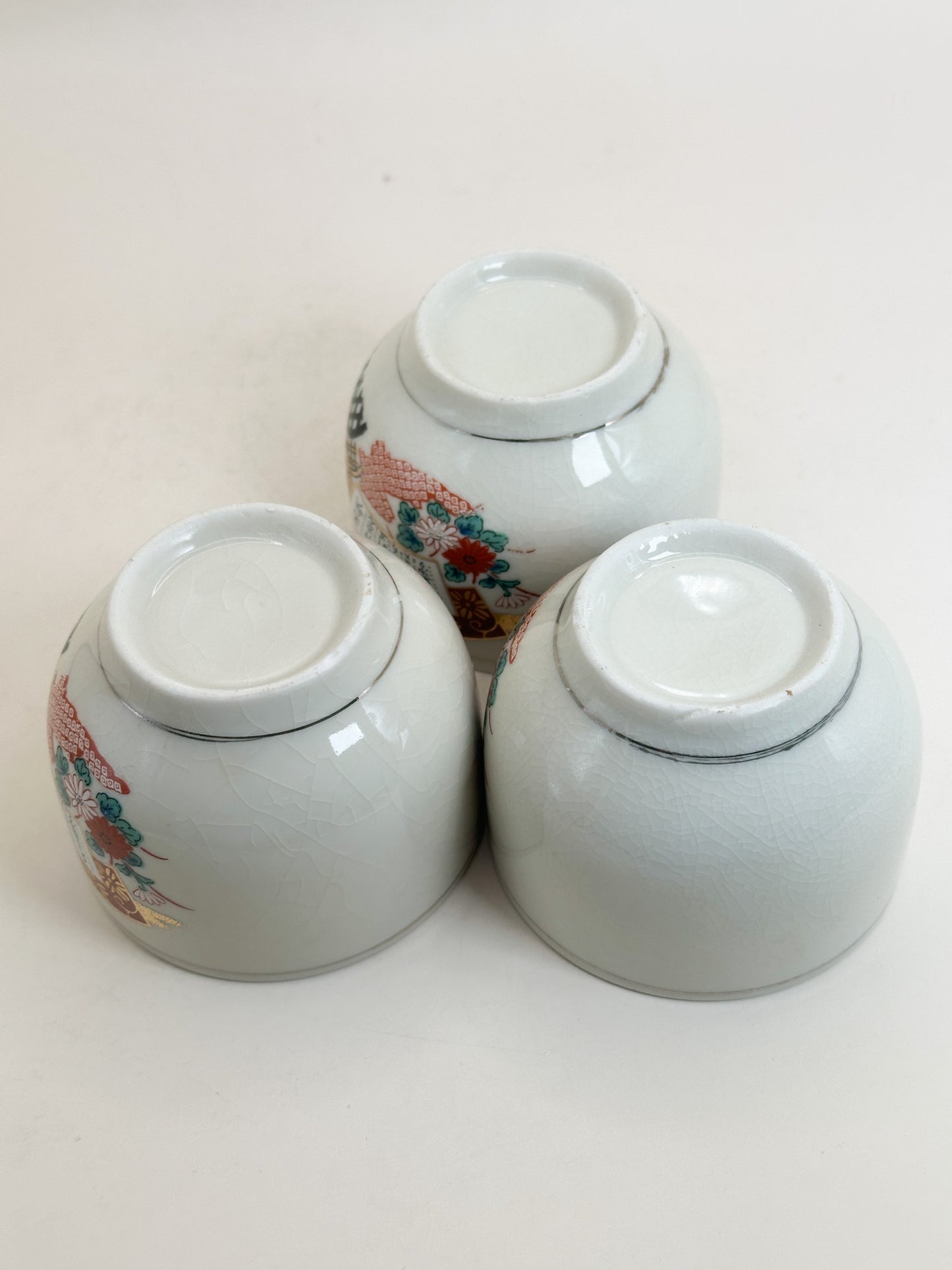 TB402 - Kutani-yaki Tea Cup Set 九谷焼