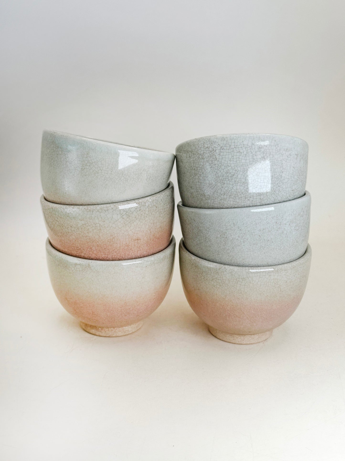 TB261 - Hagi-yaki Tea Cup set by Tenpōzan 萩焼