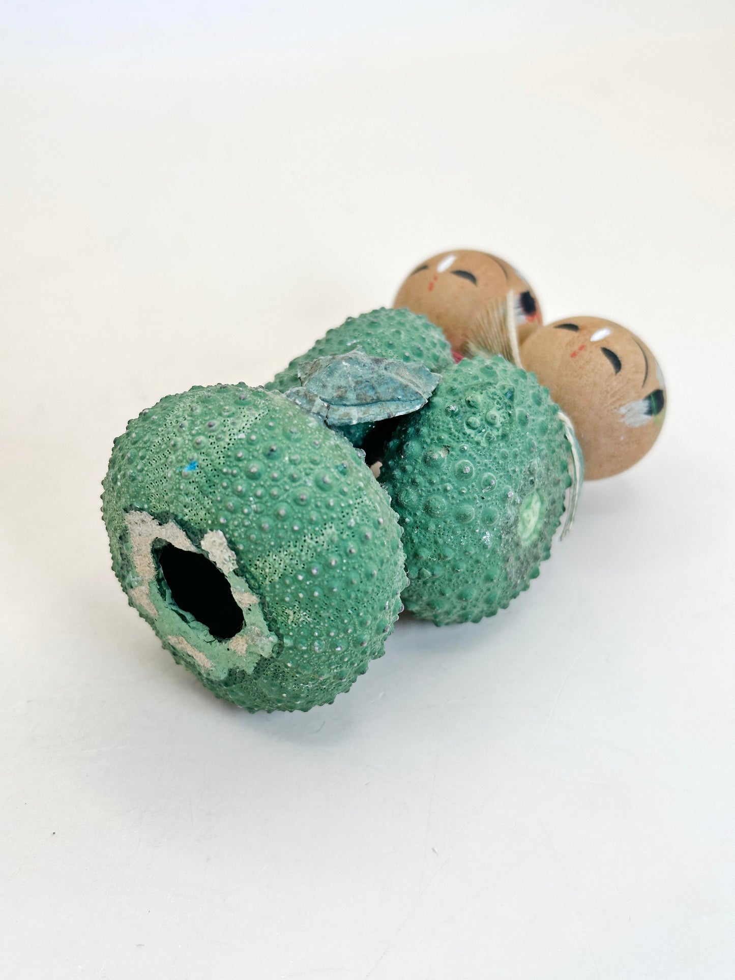 K10168 - RARE omiyage Cactus Kokeshi de Miyagi 宮城