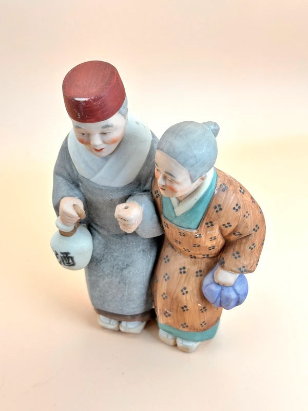 FT130 - Vintage Japanese Ceramic Folk Figurine