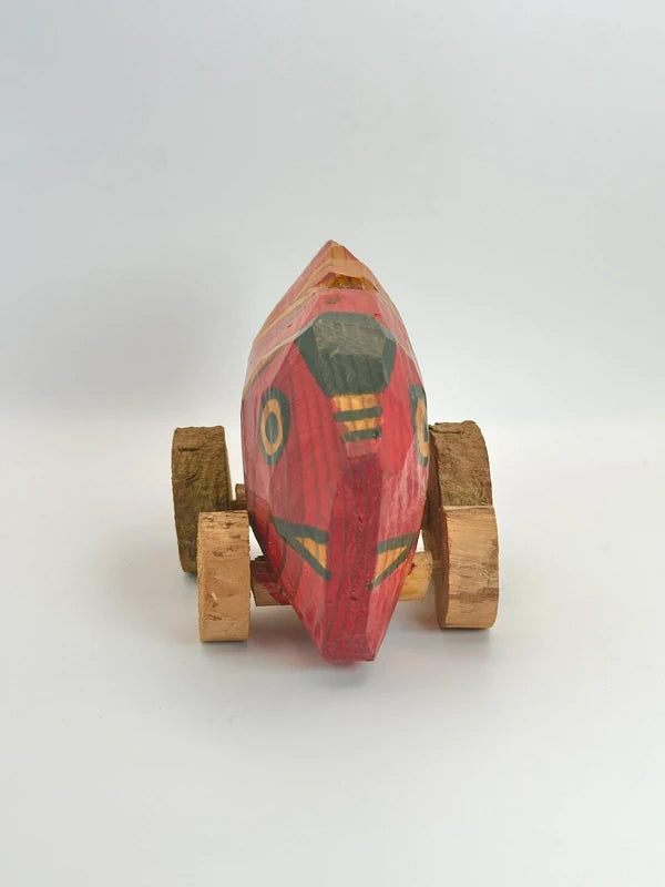 FT102 - Voiture en bois Tai Guruma par le sanctuaire de Kagoshima