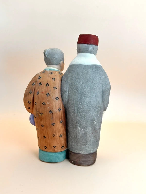 FT130 - Vintage Japanese Ceramic Folk Figurine