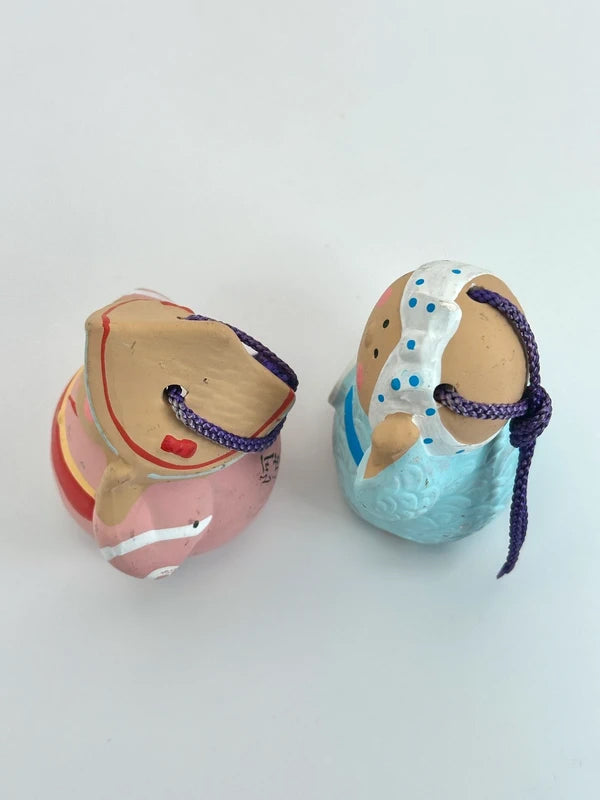 CB029 - Awa Odori Clay bell ornament Dorei 阿波おどり