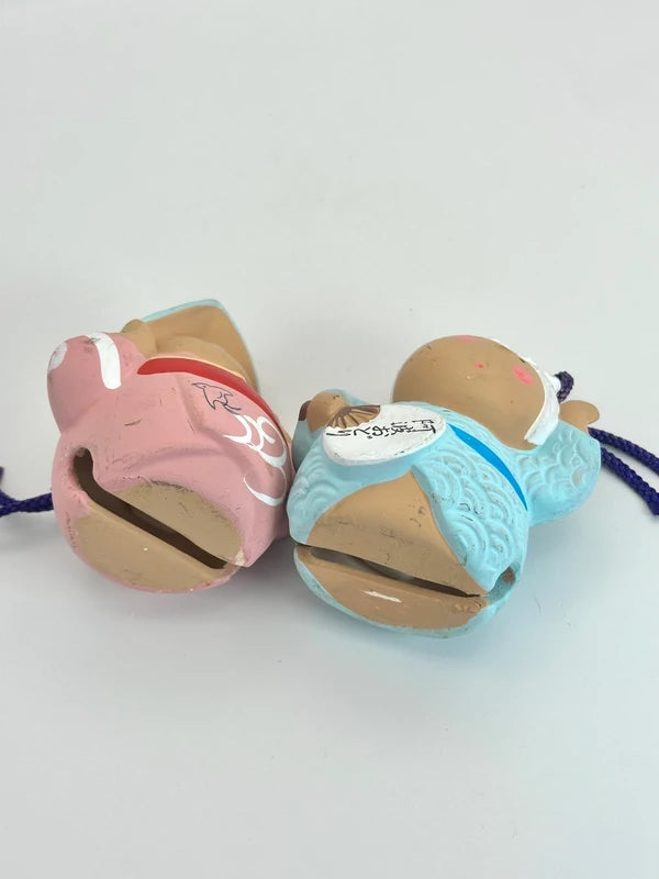CB029 - Awa Odori Clay bell ornament Dorei 阿波おどり