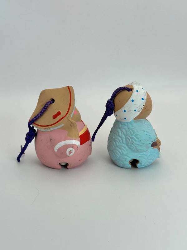 CB029 - Awa Odori Clay bell ornament Dorei 阿波おどり