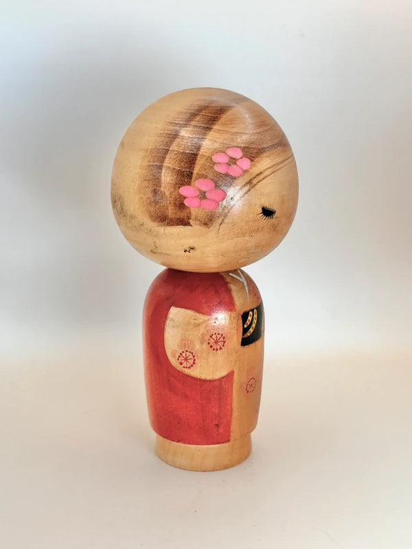 K20048 - Sosaku kokeshi by Hajime Miyashita 宮下はじめ