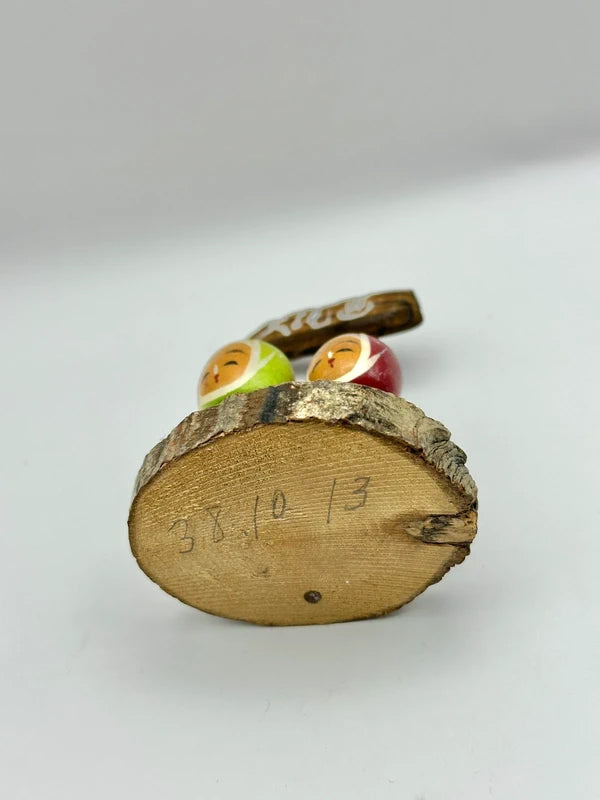 FT27 - Vintage Japanese apple kokeshi from Aomori