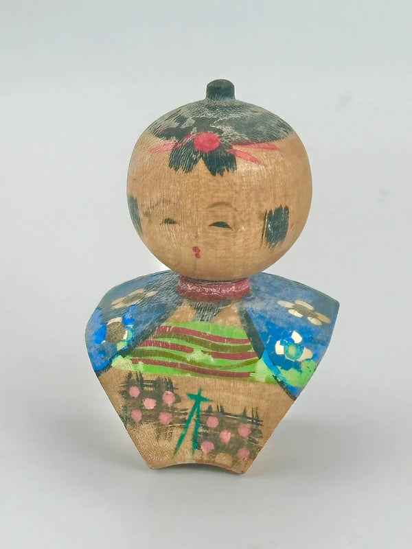 K05023 - Vintage mini omiyage kokeshi