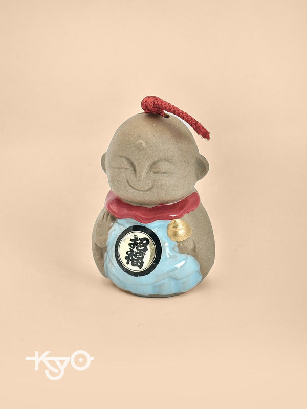 CB023 - Clay bell ornament Dorei Jizō Bodhisattva 地蔵