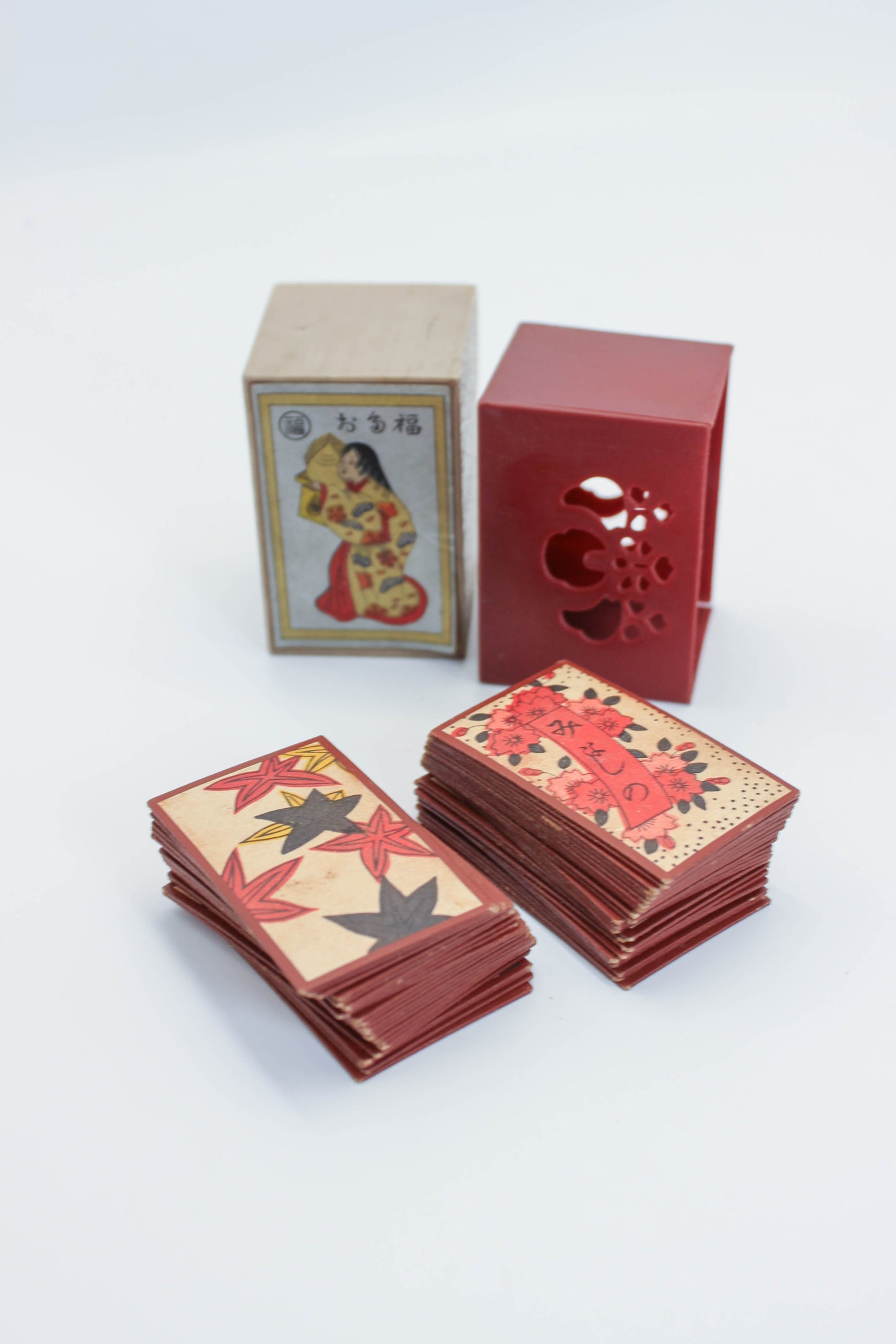 FT506 - Vintage Japanese Hanafuda card game set 花札