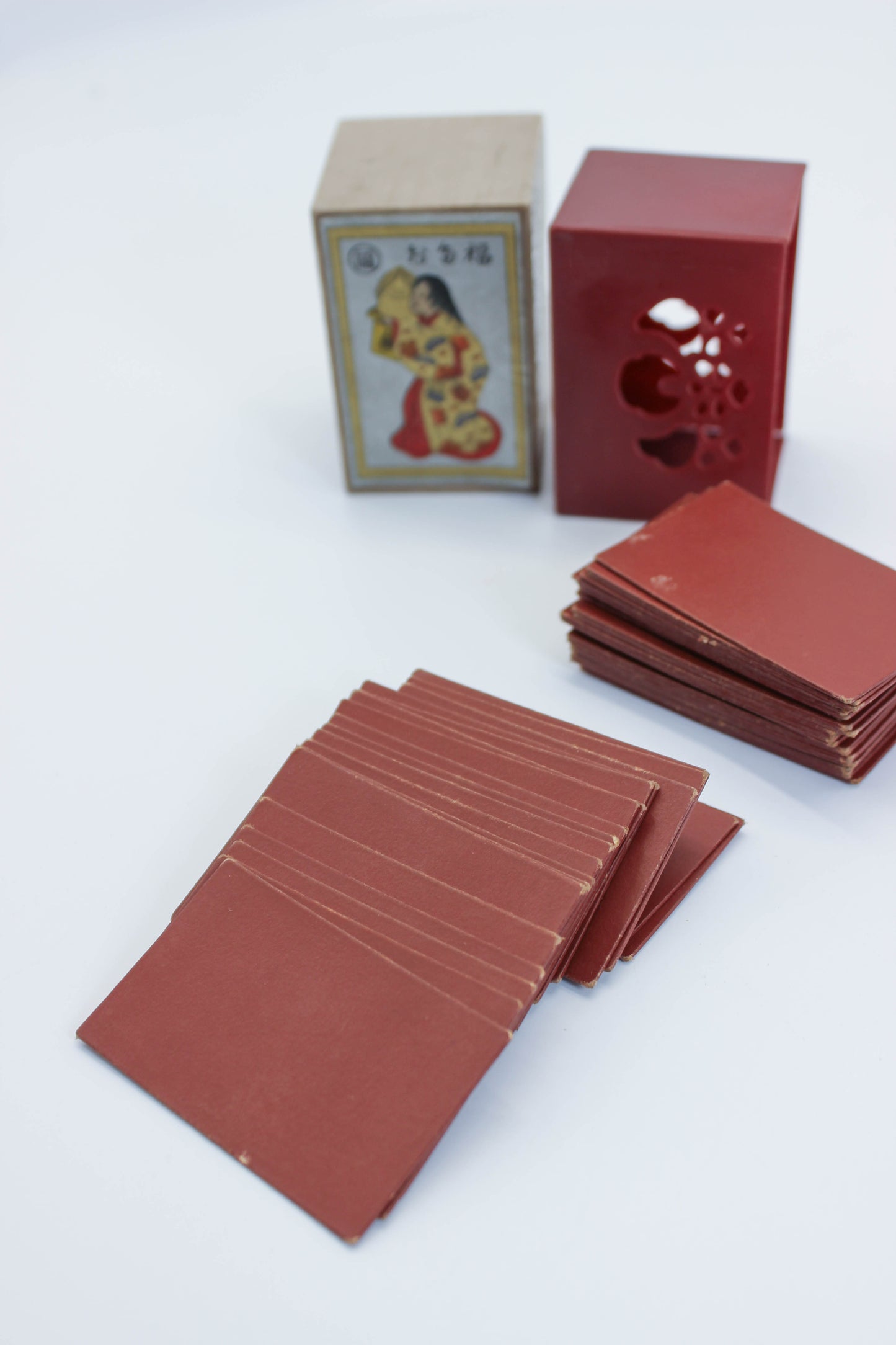 FT506 - Vintage Japanese Hanafuda card game set 花札
