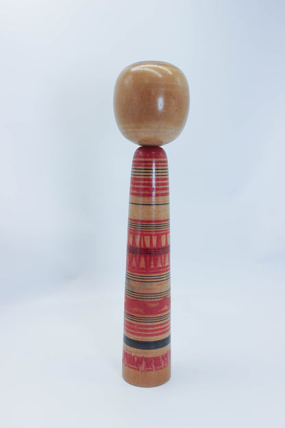 K35014 - Tsuchiyu Kokeshi by Kazuo Watanabe 渡邊和夫