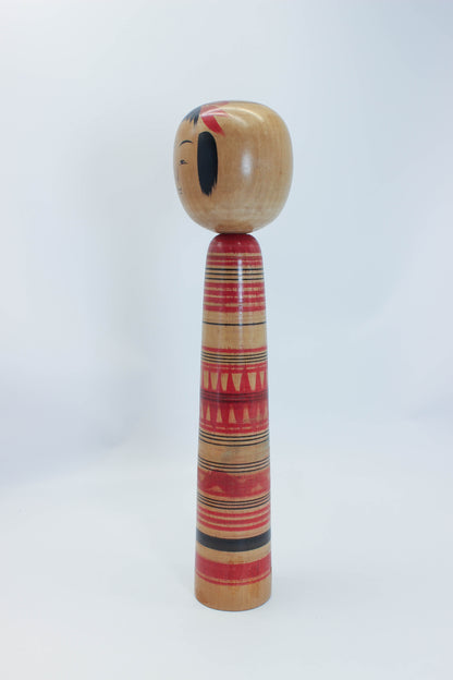 K35014 - Tsuchiyu Kokeshi by Kazuo Watanabe 渡邊和夫