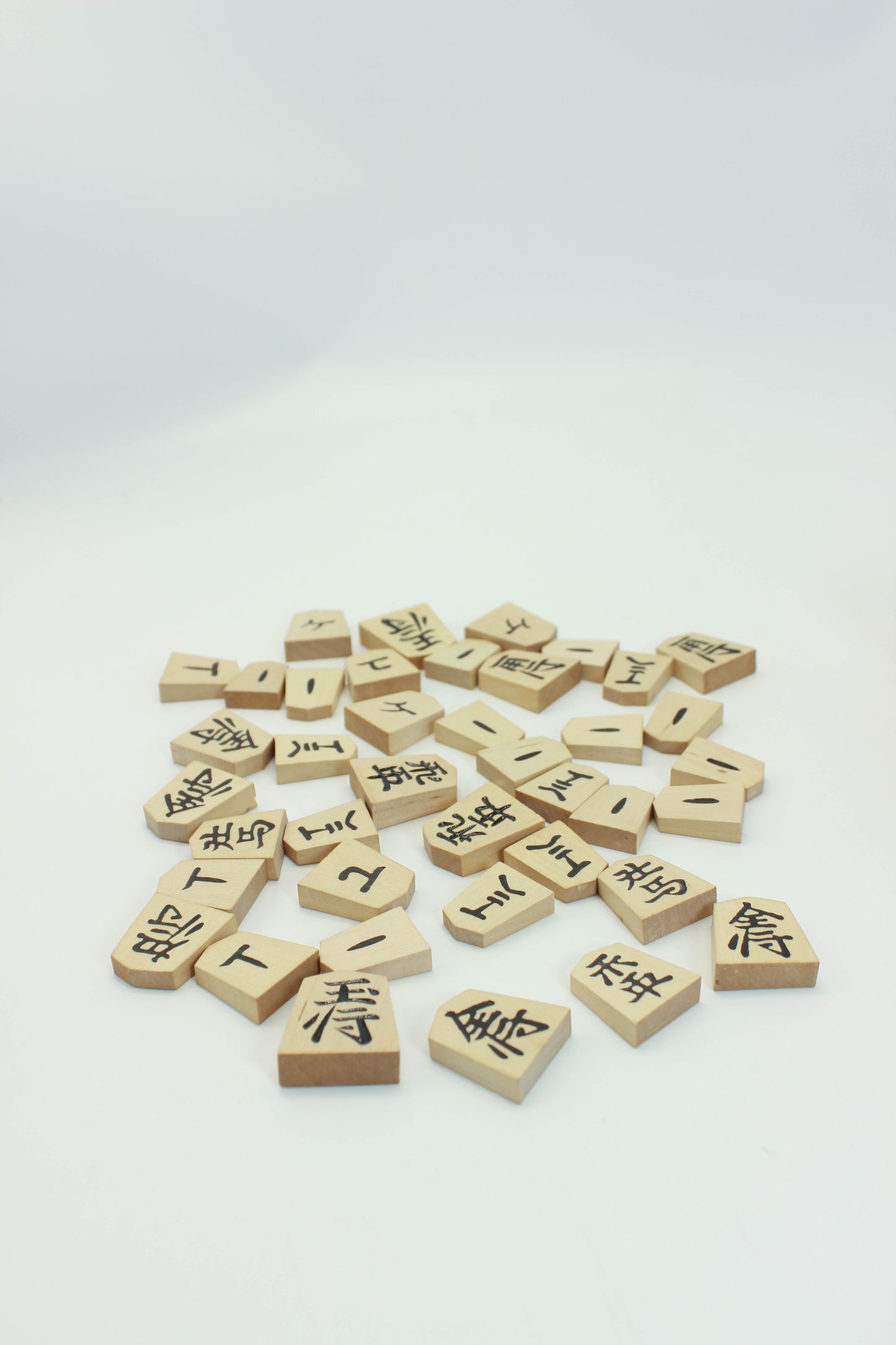 FT513 - Antique Japanese Shogi Chess Set 御將棋駒