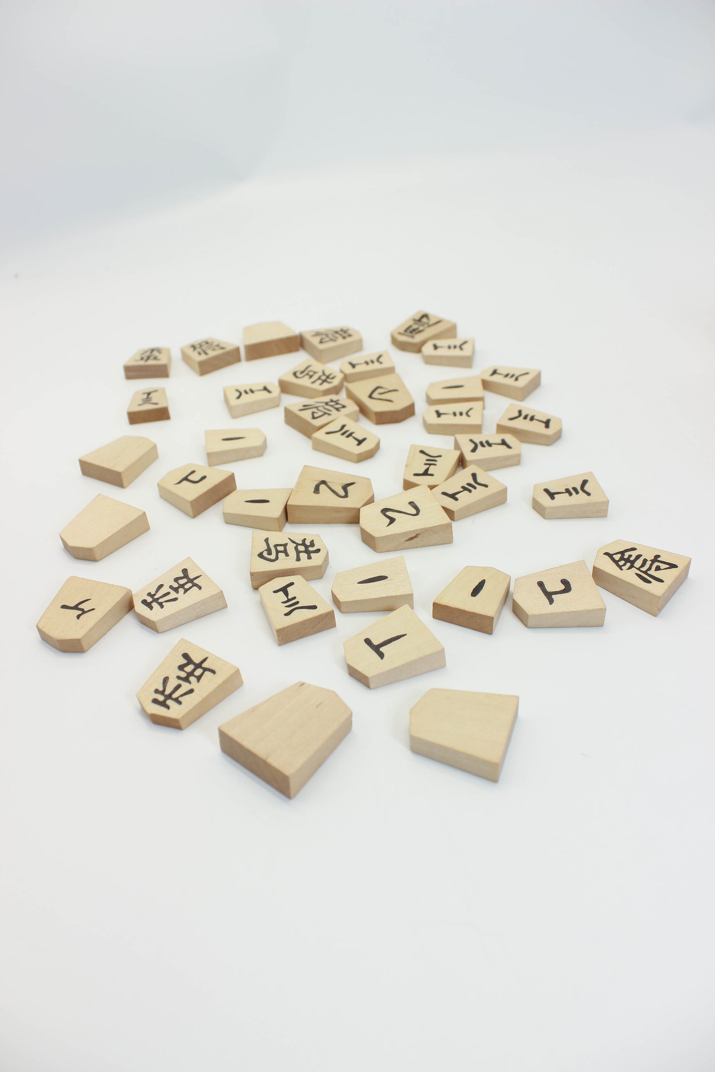 FT513 - Antique Japanese Shogi Chess Set 御將棋駒