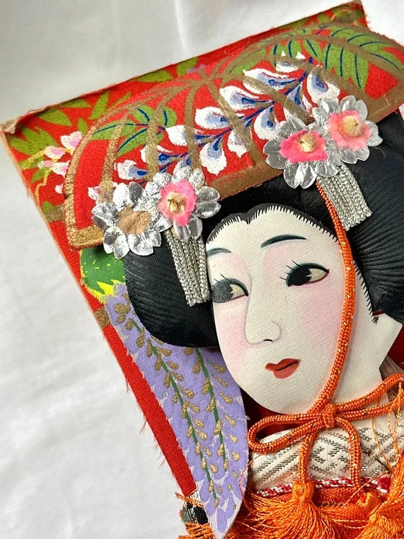 FT03 - Handcrafted Hagoita Paddle - Hanetsuki 羽子板