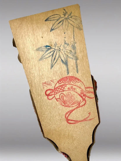 FT03 - Handcrafted Hagoita Paddle - Hanetsuki 羽子板