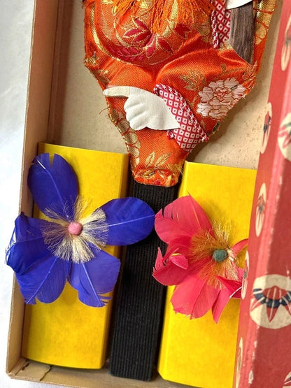FT03 - Handcrafted Hagoita Paddle - Hanetsuki 羽子板
