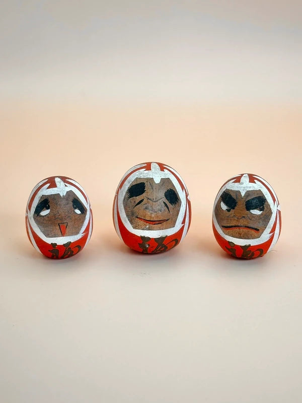 K05036 - Ensemble de poupées Yamanaka Daruma en bois
