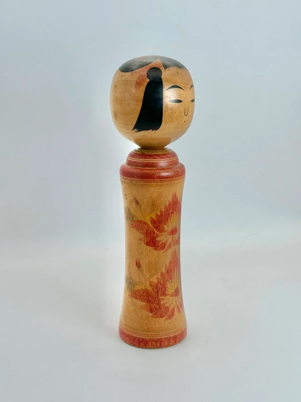 K18004 - Traditional Naruko kokeshi by Yusa Fukuju 遊佐福壽