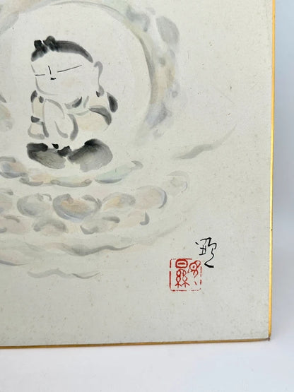 SHP75 - Vintage orignal shikishi artwork card