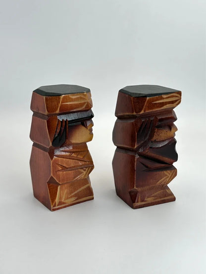 K10023 - Sosaku Kokeshi Doll Pair – Ainu Couple Set