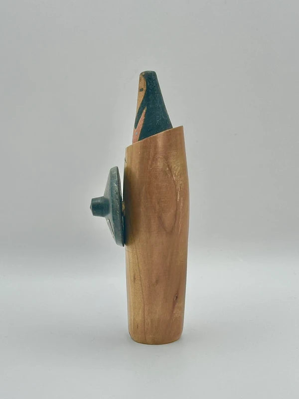 K10009 - Sosaku Kokeshi “Traveling Incognito” by Kon, Akira (Seiju)