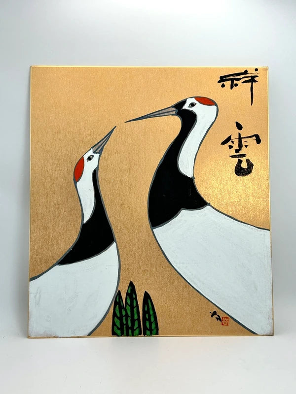 SHP72 - Original Shikishi ︱tanchozuru 丹頂鶴