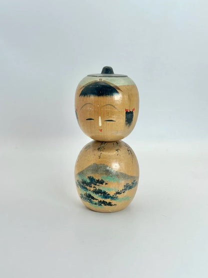 K10121 - Poupée kokeshi Onsen omiyage vintage