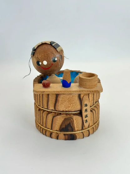 K10119 - Onsen omiyage kokeshi Yubara Onsen 湯原温泉
