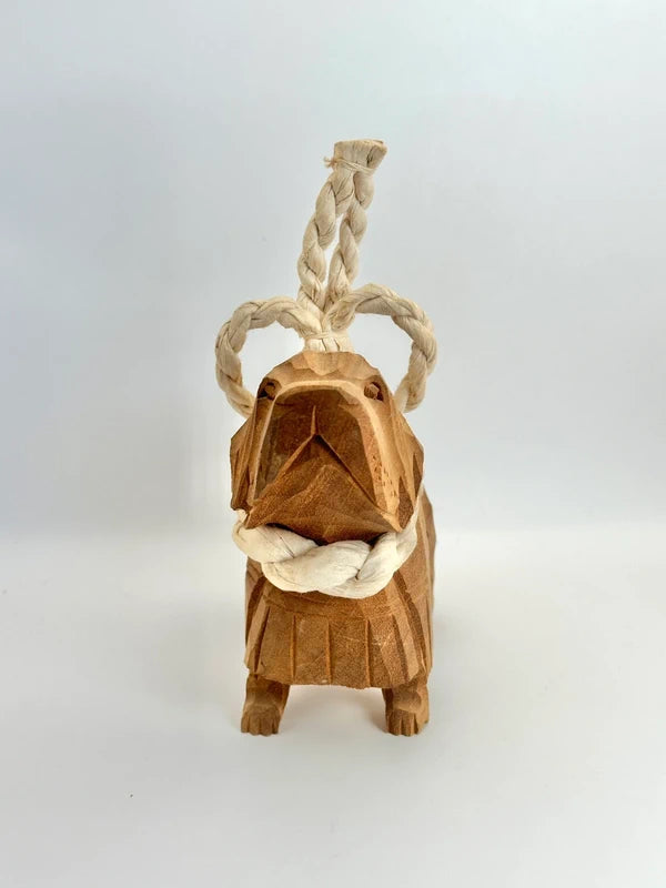 FT112 - Tosa Inu wooden folk toy 土佐犬