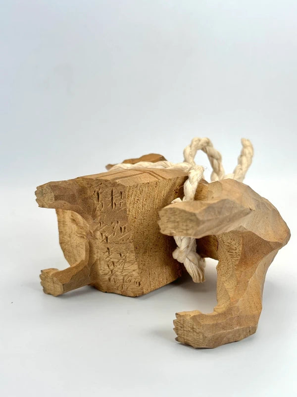 FT112 - Tosa Inu wooden folk toy 土佐犬