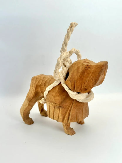 FT112 - Tosa Inu wooden folk toy 土佐犬