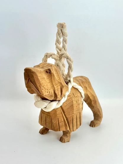 FT112 - Tosa Inu wooden folk toy 土佐犬