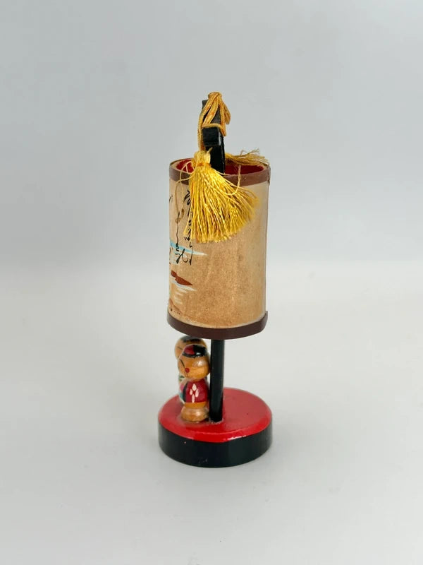 K10100 - Vintage omiayge kokeshi Lantern folktoy