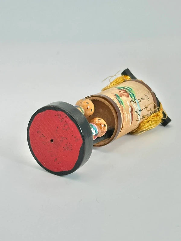 K10100 - Vintage omiayge kokeshi Lantern folktoy